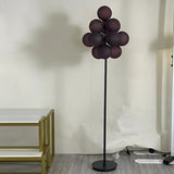 Modern Modish Stellar Grape Metal LED Floor Lamp Image - 4