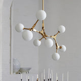 Modern Molecular 8-Light Globe Island Pendant Light Image - 3