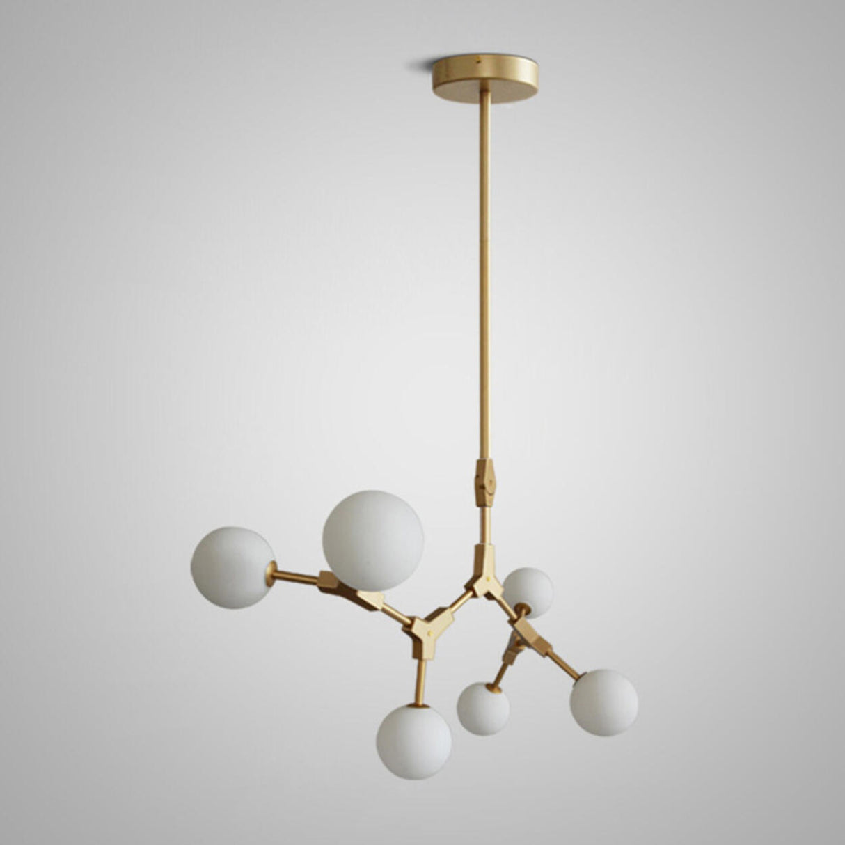 Modern Molecular 8-Light Globe Island Pendant Light Image - 6