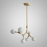 Modern Molecular 8-Light Globe Island Pendant Light Image - 6