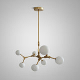 Modern Molecular 8-Light Globe Island Pendant Light Image - 7