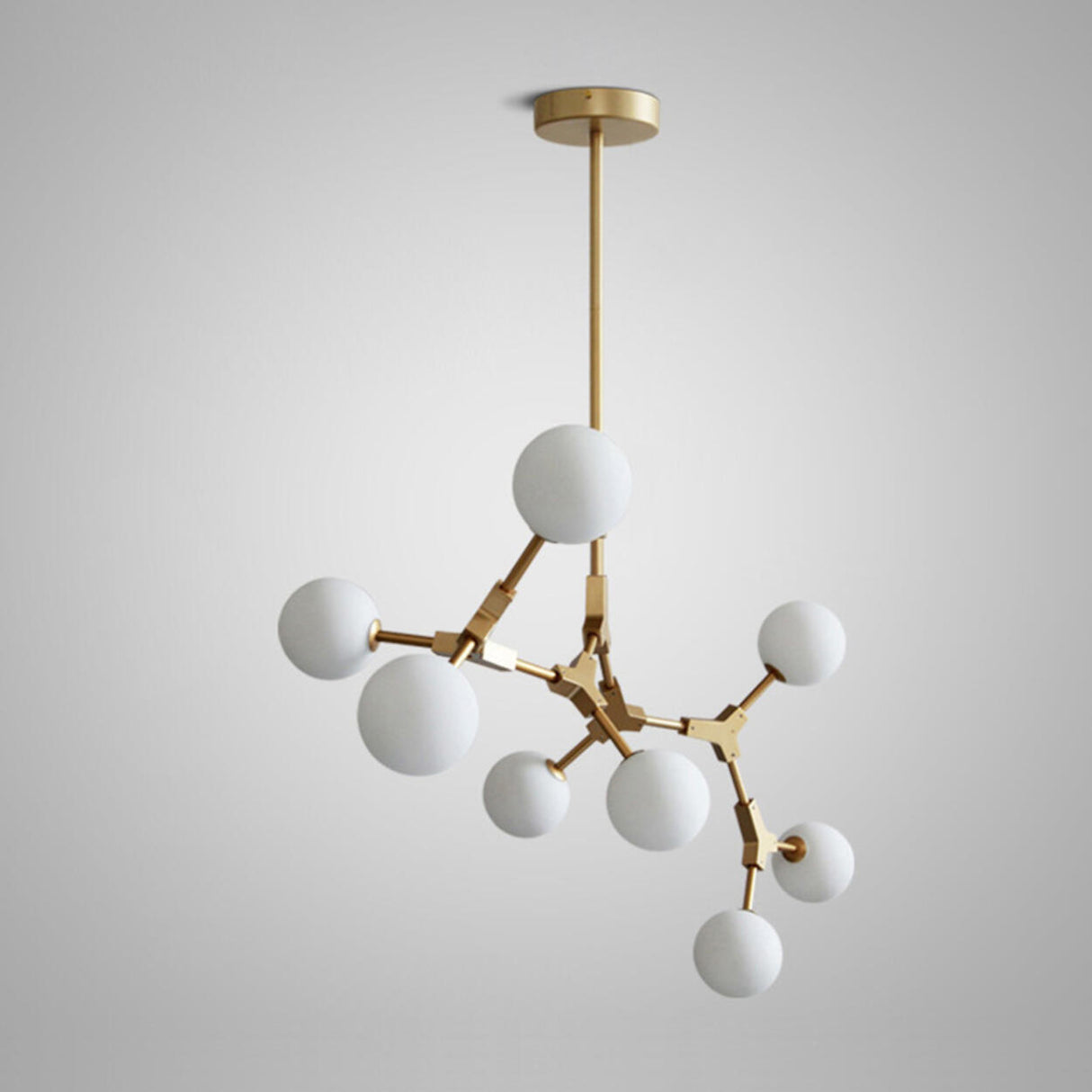 Modern Molecular 8-Light Globe Island Pendant Light Image - 8