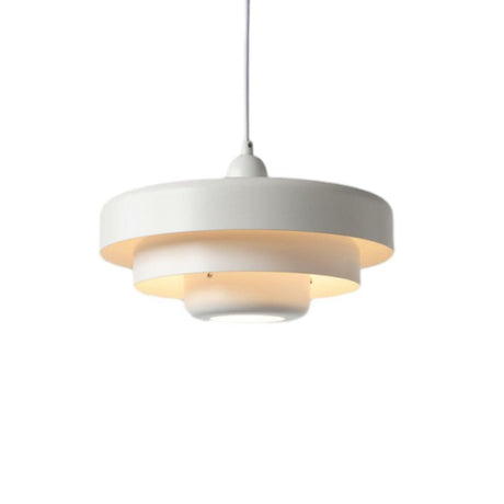 Modern Multi Layer Circular Colorful Aluminum Pendant Light Image - 2