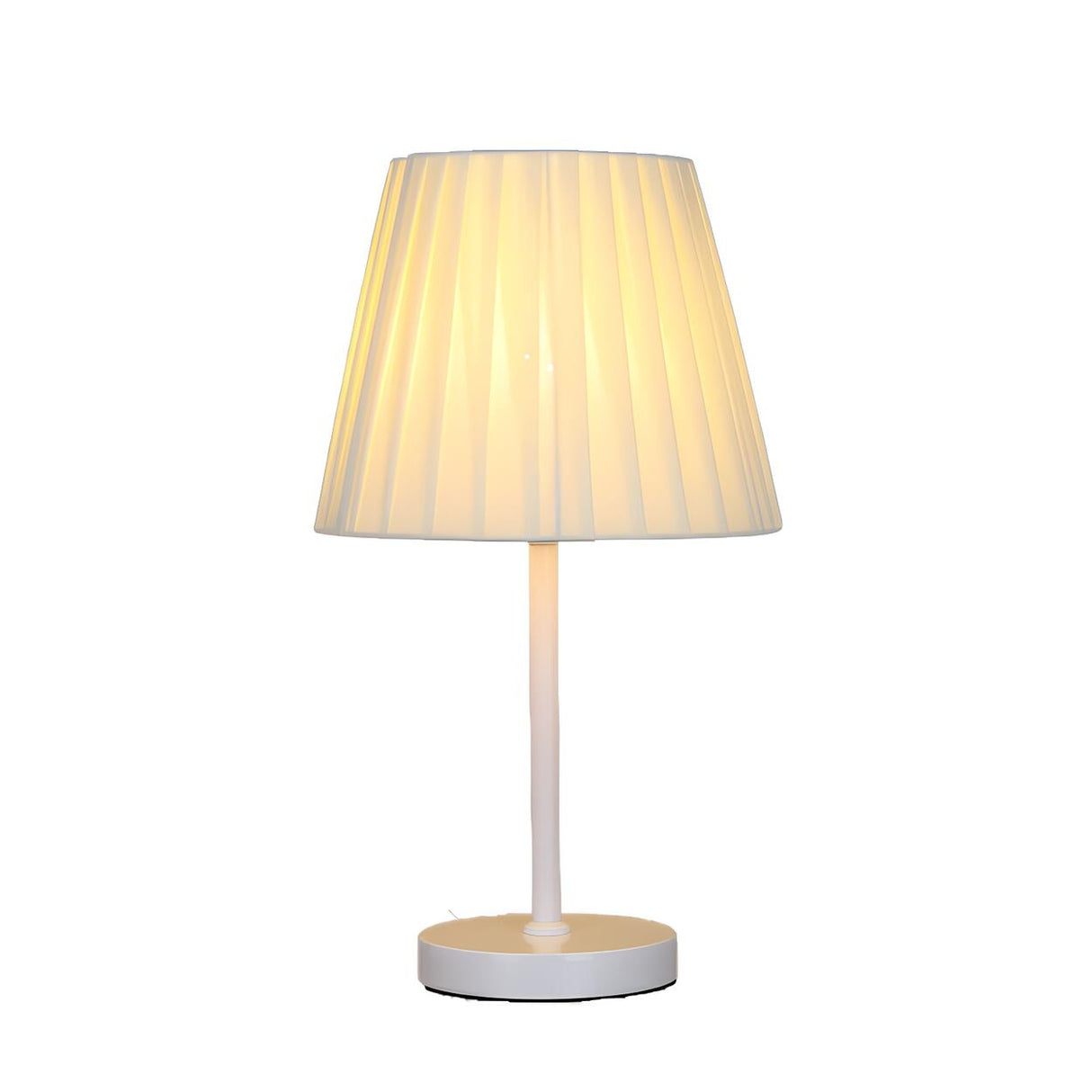 Modern Multi-Light Geometric White Metal Table Lamp Image - 14