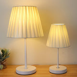 Modern Multi-Light Geometric White Metal Table Lamp Image - 3