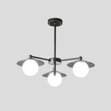 Modern Multi-Light Globe Round Chandelier for Living Room Image - 4