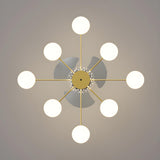 Modern Multi-Light Starburst LED Ceiling Fan Lights Image - 8