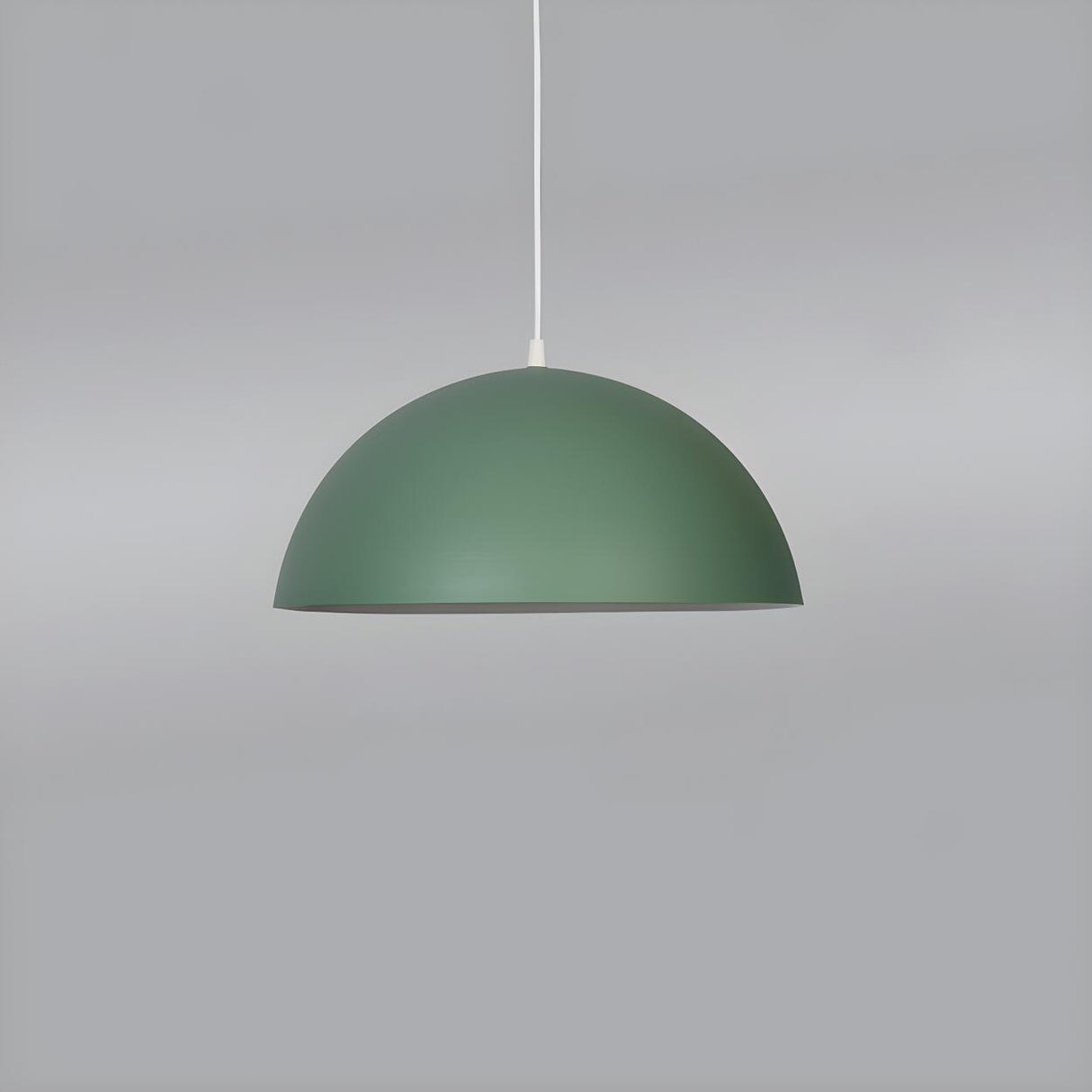 Modern Multicolor Dome Aluminum Dining Room Pendant Light Image - 15