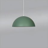 Modern Multicolor Dome Aluminum Dining Room Pendant Light Image - 15