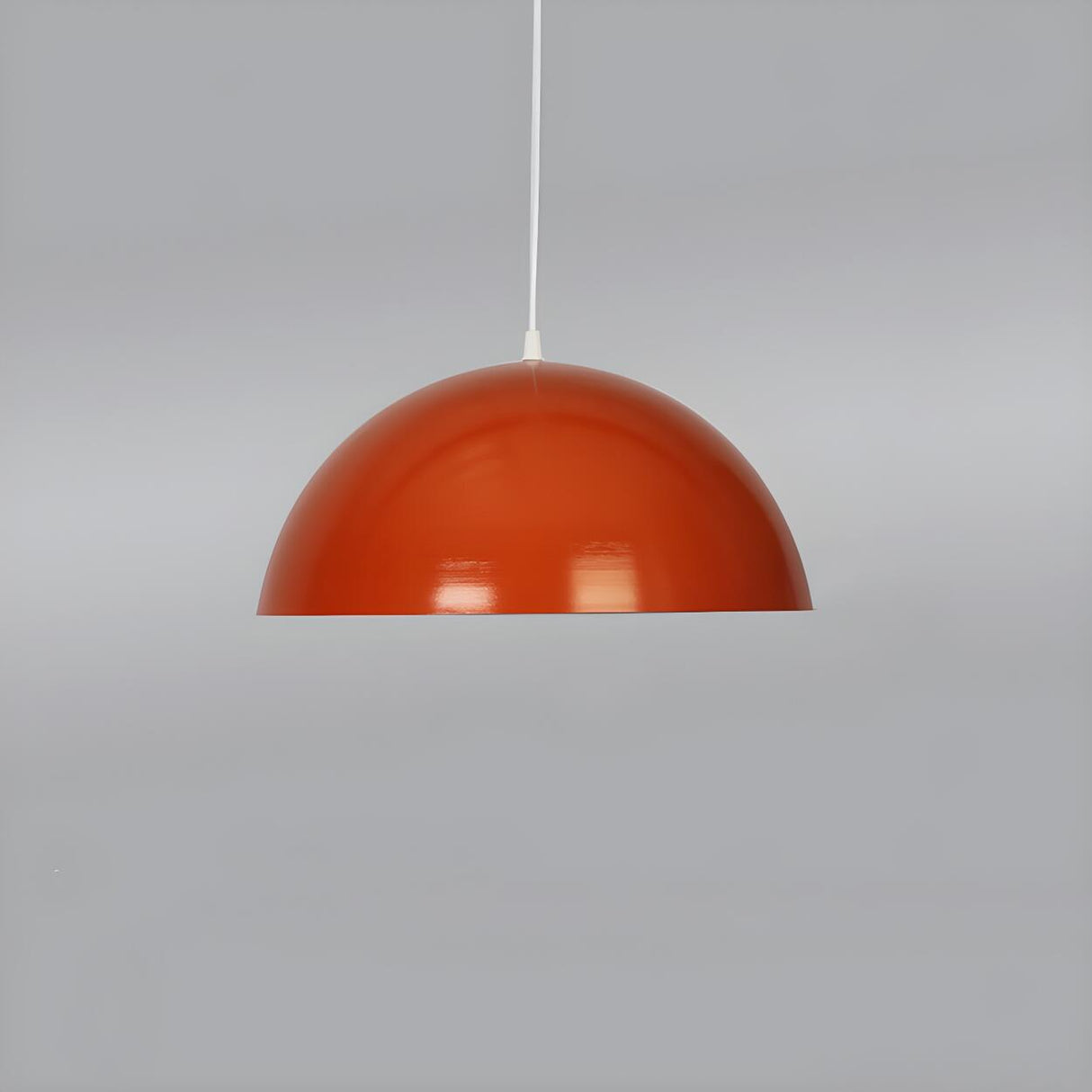 Modern Multicolor Dome Aluminum Dining Room Pendant Light Image - 18