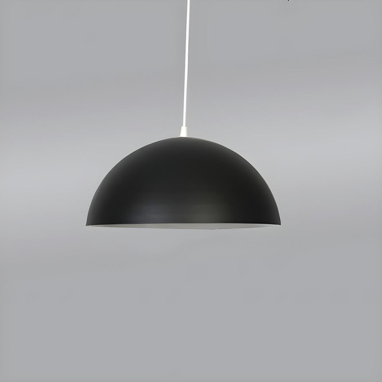 Modern Multicolor Dome Aluminum Dining Room Pendant Light Image - 2