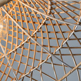 Modern Natural Restaurant Woven Rattan Pendant Light Image - 9