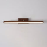 Modern Natural Wood Cylinder Vanity Light Fixtures Image - 13