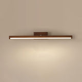 Modern Natural Wood Cylinder Vanity Light Fixtures Image - 3