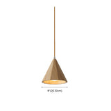 Modern Nordic Solid Wood Cone LinearPendant Light Image - 19