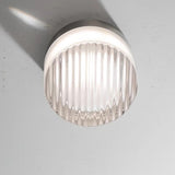 Modern Orange Cylinder LED Flush Mount Ceiling Light Image - 6