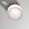 Modern Orange Cylinder LED Flush Mount Ceiling Light Image - 6