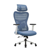 Modern Orange Mesh Swivel Adjustable Arms Office Chair Image - 10