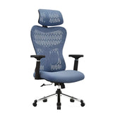 Modern Orange Mesh Swivel Adjustable Arms Office Chair Image - 5