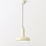 Modern Orange Mushroom Round Iron Pendant Light Image - 5