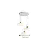 Modern Organic Cloud White Frosted Glass Pendant Light Image - 15