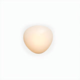 Modern Organic Glass Pebble LED Wall Light Fixture Image - 11