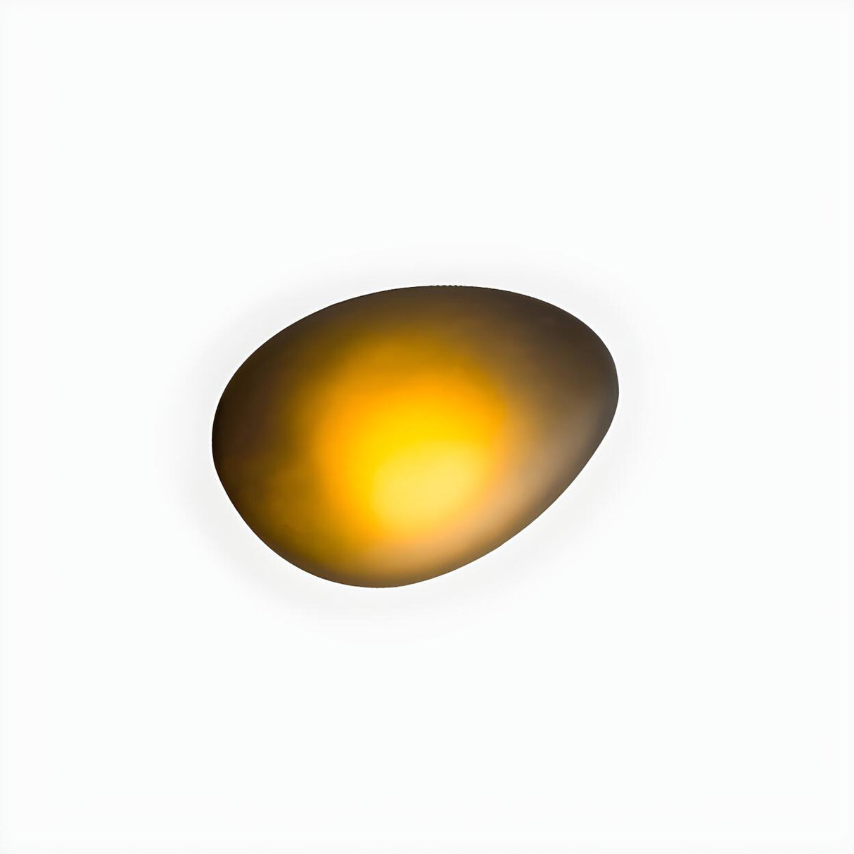 Modern Organic Glass Pebble LED Wall Light Fixture Image - 23