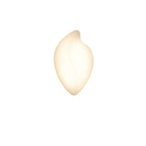 Modern Organic White Leaf-Shaped LED Wall Sconce Image - 2