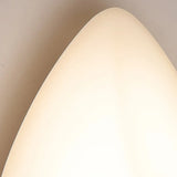 Modern Organic White Leaf-Shaped LED Wall Sconce Image - 9