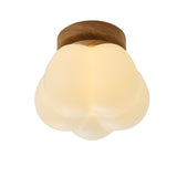 Modern Petal Semi-Flush Mount Ceiling Light Kids Room Image - 5