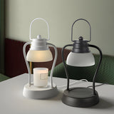 Modern Portable Dual Light Candle Warmer Table Lamp Image - 1