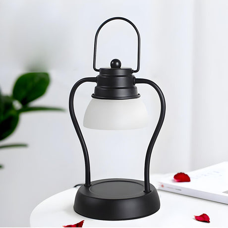 Modern Portable Dual Light Candle Warmer Table Lamp Image - 2