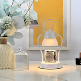 Modern Portable Dual Light Candle Warmer Table Lamp Image - 5