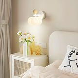 Modern Pumpkin-shaped White Wall Sconce Light Image - 3