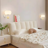 Modern Pumpkin-shaped White Wall Sconce Light Image - 4