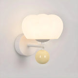 Modern Pumpkin-shaped White Wall Sconce Light Image - 6