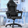 Modern Racing Swivel Leather Blue Ergonomic Chair Office Image - 11