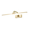 Modern Rectangle Brass Vanity Bathroom LED Light Image - 6