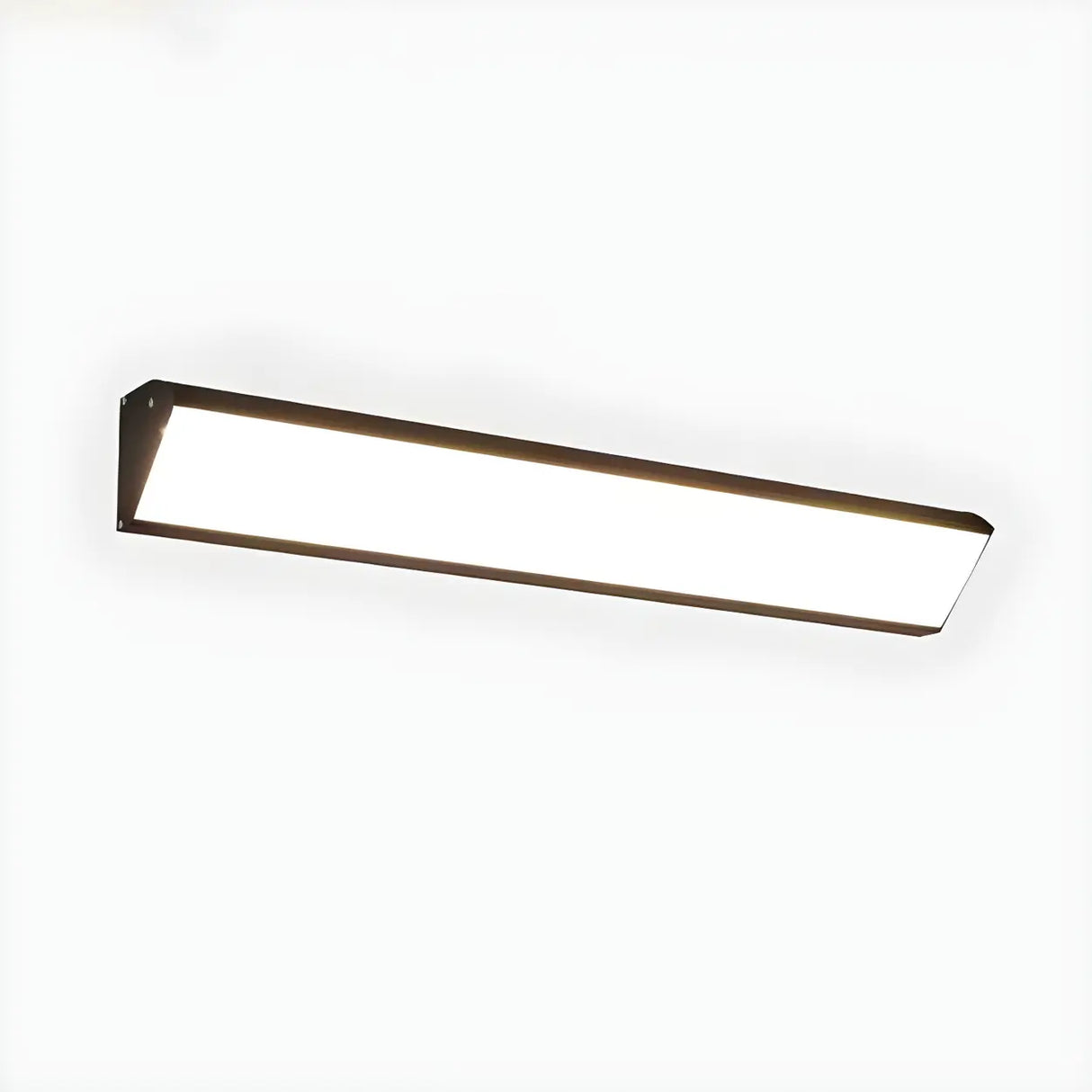 Modern Rectangular Acrylic Black Exterior Wall Light Image - 4