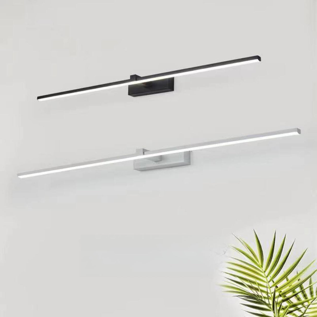 Modern Rectangular Bathroom Vanity Light Fixture Image - 6