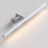 Modern Rectangular Black LED Bathroom Vanity Light Image - 10