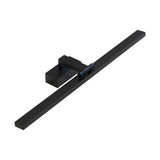 Modern Rectangular Black LED Bathroom Vanity Light Image - 7