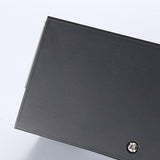 Modern Rectangular Black Outdoor Up Down Wall Light Image - 10