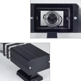 Modern Rectangular Black Outdoor Wall Light Image - 16