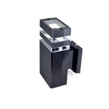 Modern Rectangular Black Outdoor Wall Light Image - 7