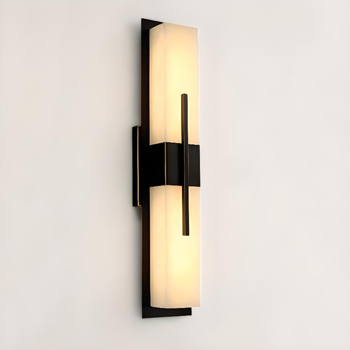 Modern Rectangular Black Vertical Wall Sconce  Image - 13