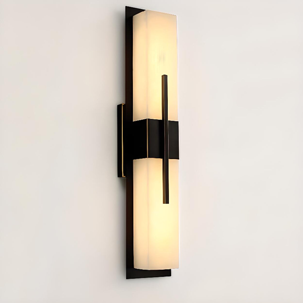 Modern Rectangular Black Vertical Wall Sconce  Image - 14