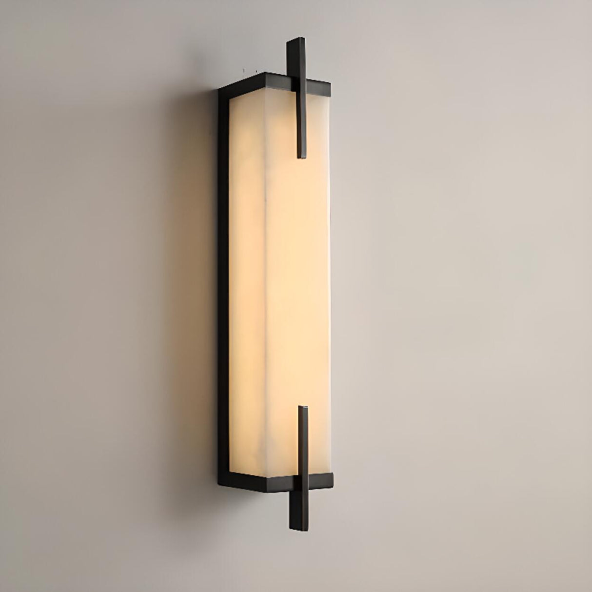 Modern Rectangular Black Vertical Wall Sconce  Image - 16