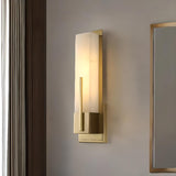 Modern Rectangular Black Vertical Wall Sconce  Image - 2