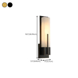 Modern Rectangular Black Vertical Wall Sconce  Image - 27